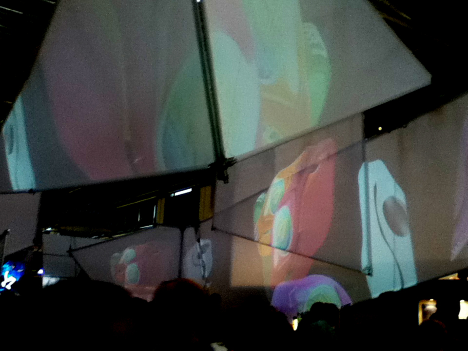 Videoinstallation aspekt b – Projektion und Raumgestaltung, Ansicht 9