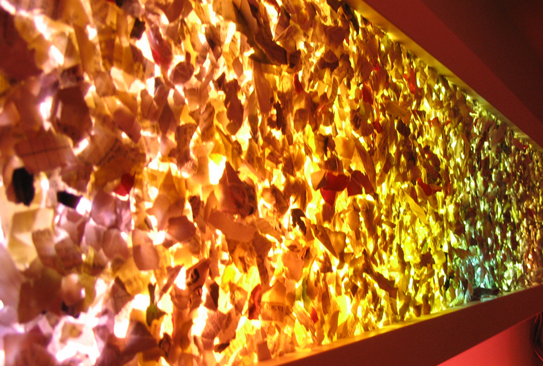 Lichtkunst aspekt b – Lichtinstallation im Raum, Ansicht 5